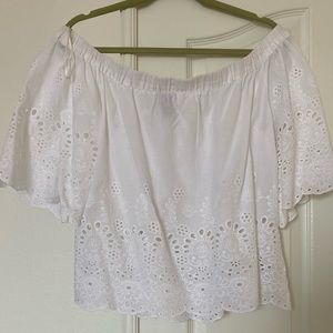 H&M white top